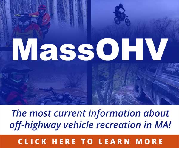 MA OHV for recreational vehicle information